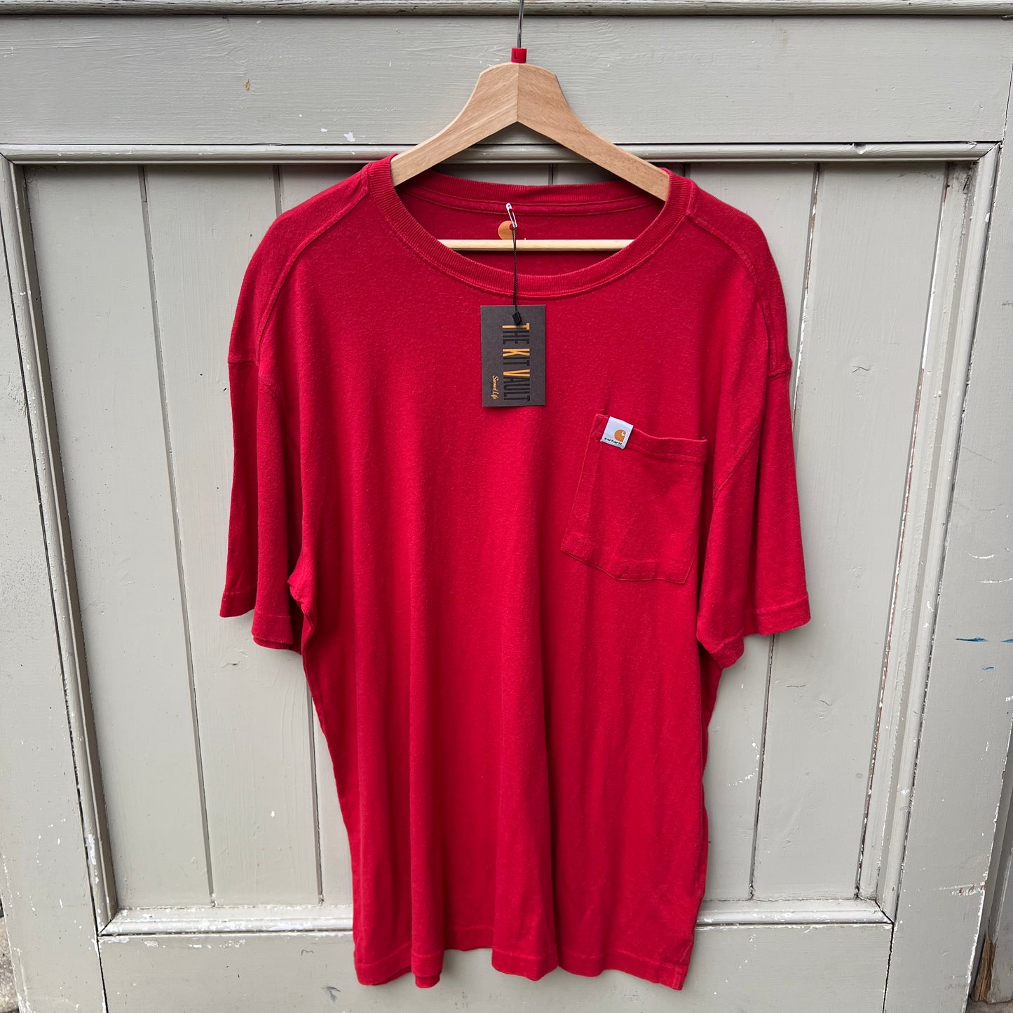 772 Carhartt T-shirt with Pocket, Size Large