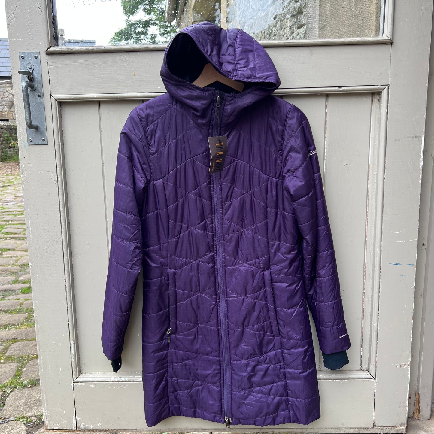 308 Columbia Long Microlight Coat, Size XS