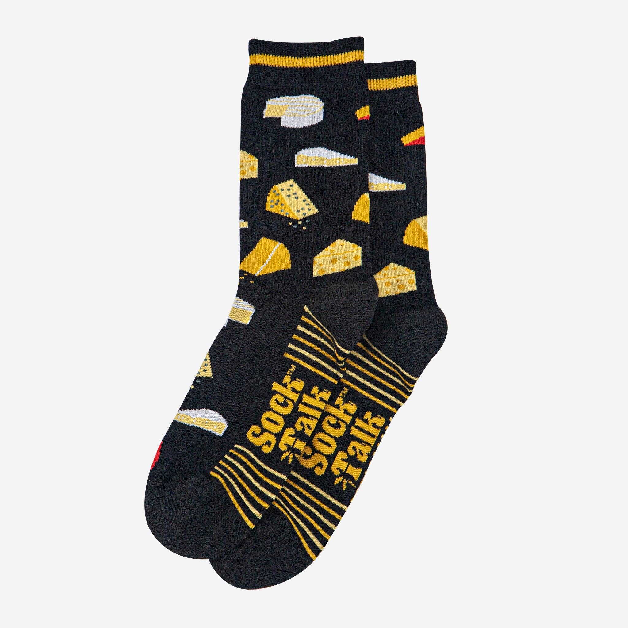 Men's Bamboo Socks - Black, Cheese