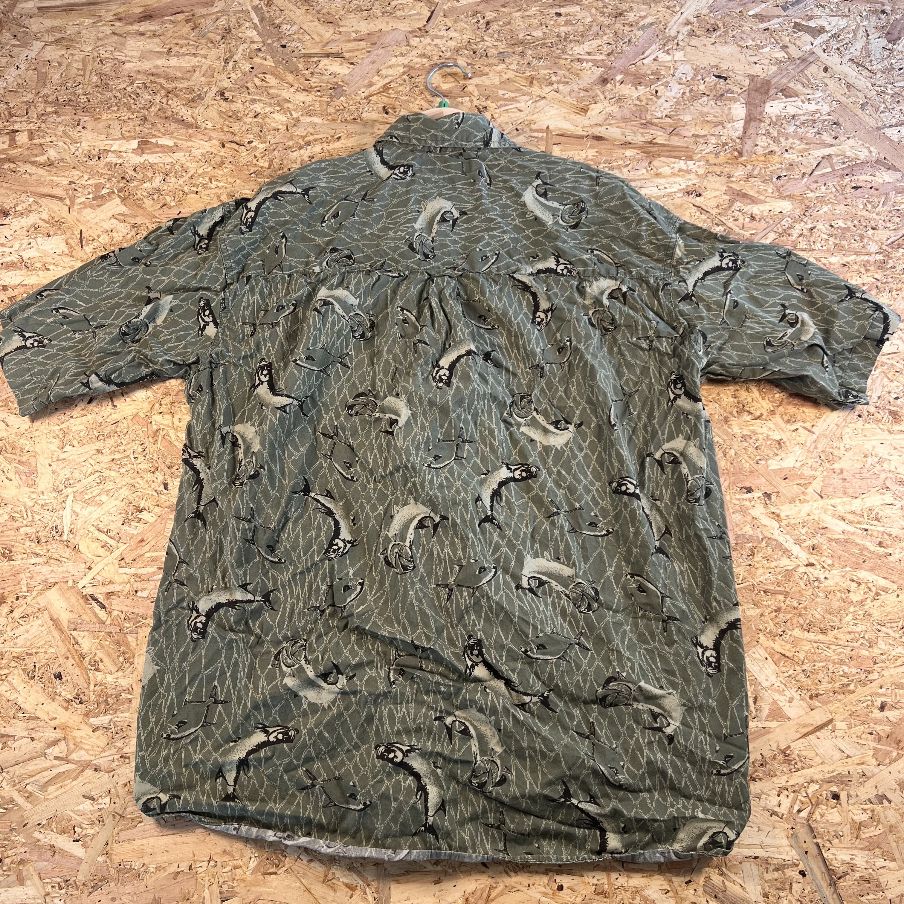 Mens Columbia Retro Fish Shirt XL