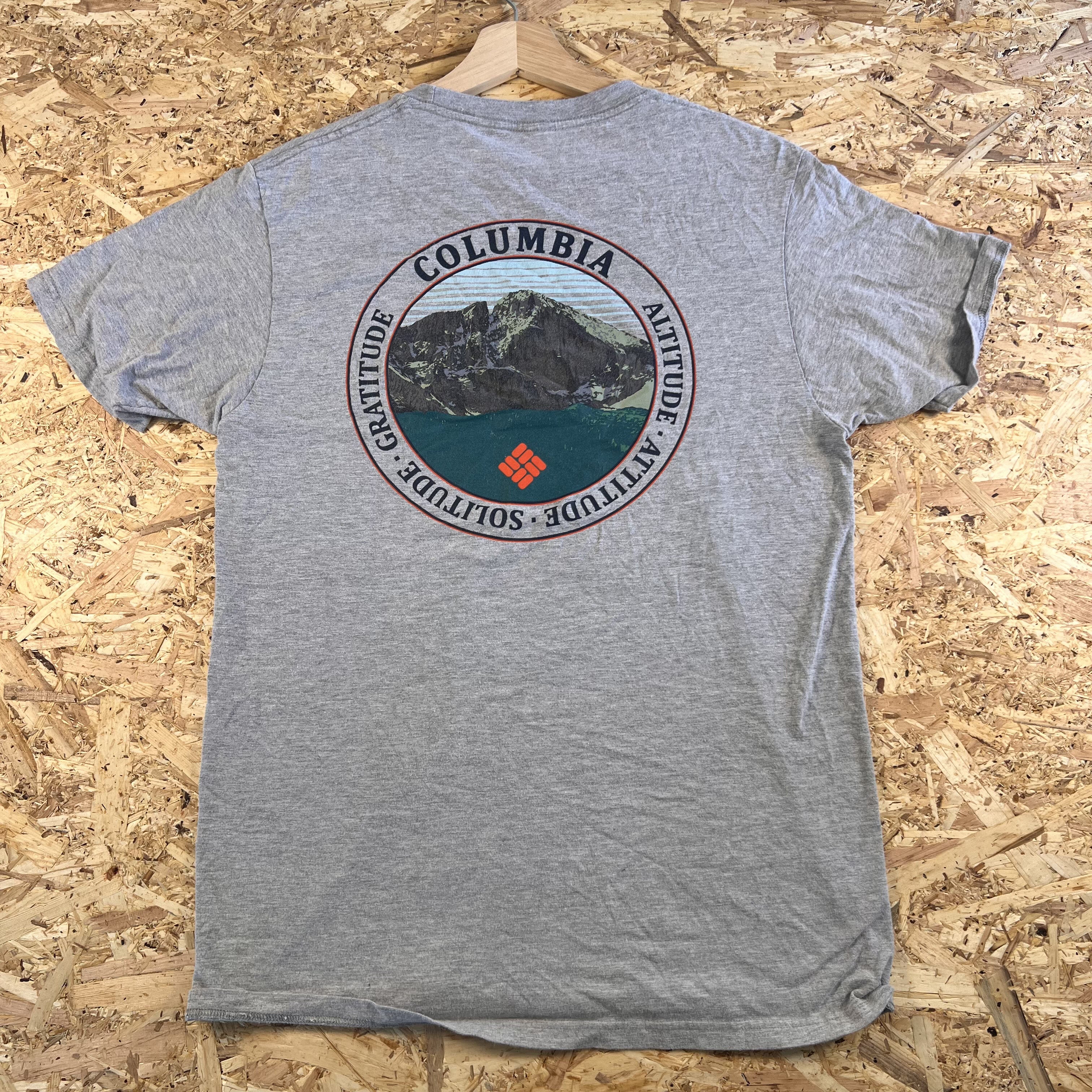 Mens Columbia Altitude Solitude Graphic Tee M