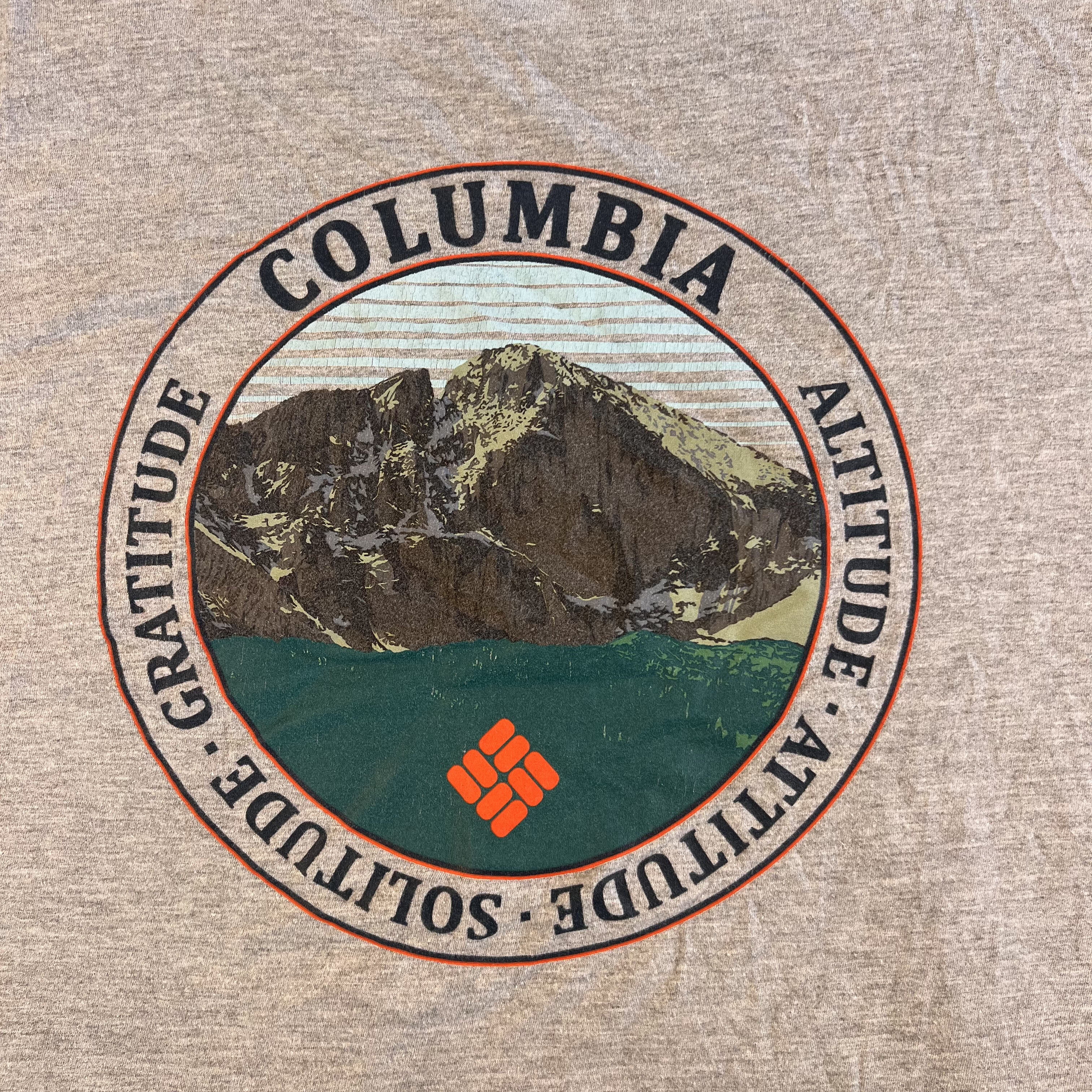 Mens Columbia Altitude Solitude Graphic Tee M
