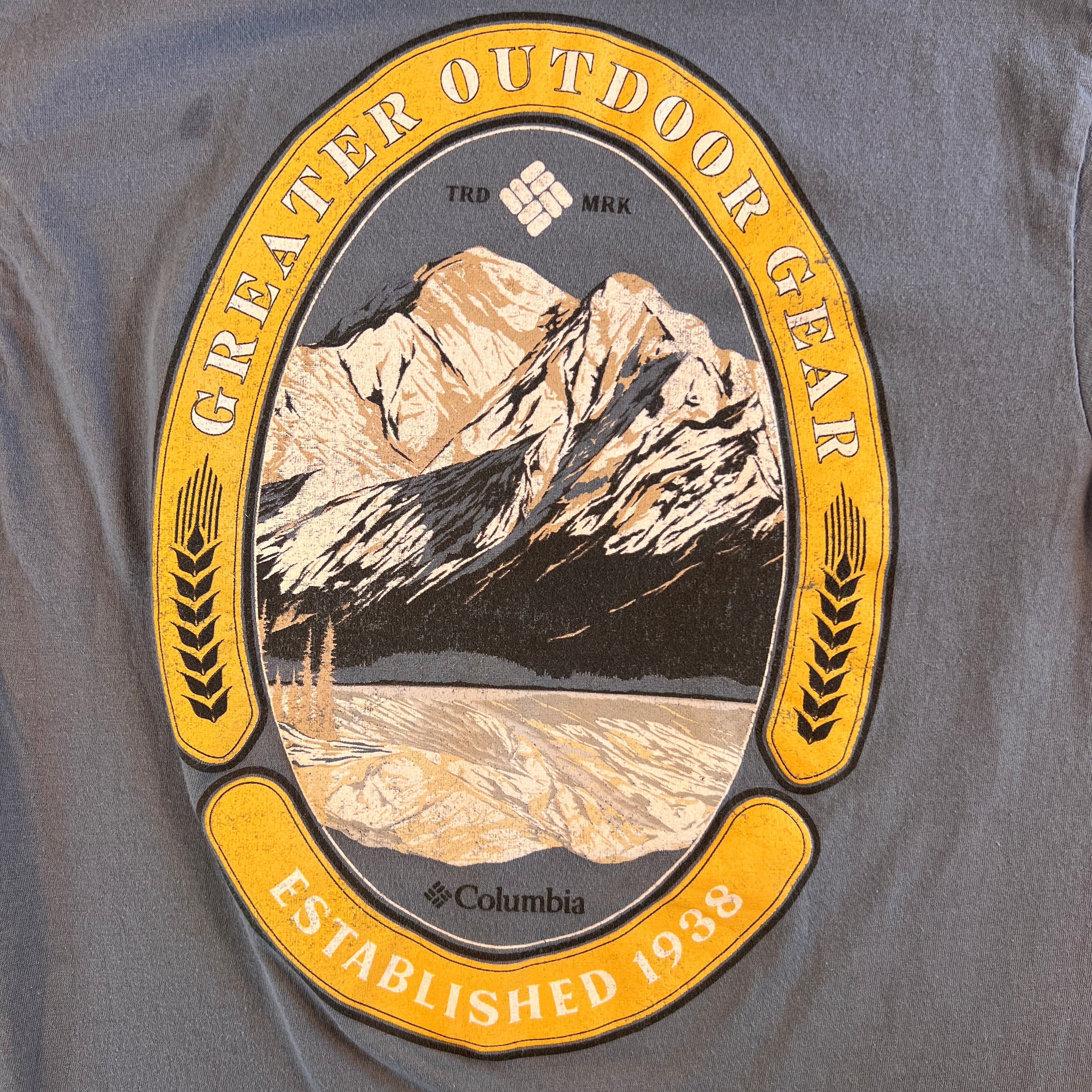 Mens Columbia Mountain Graphic T-Shirt S