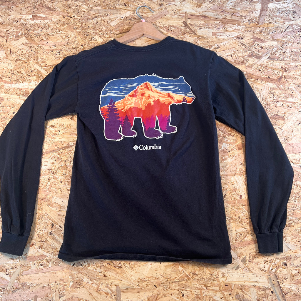Men's Columbia Bear Graphic Long Sleeve T-Shirt S