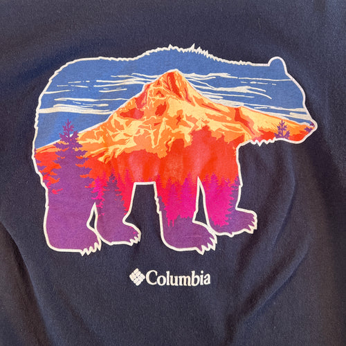 Men's Columbia Bear Graphic Long Sleeve T-Shirt S