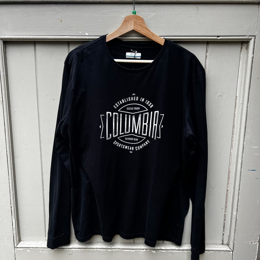 1496 Columbia Long Sleeve Graphic Top, Size XL